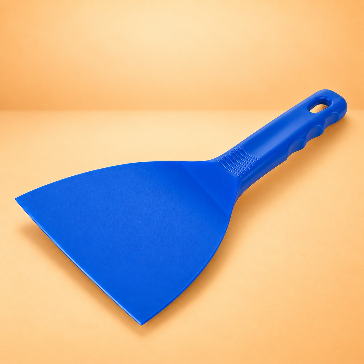 Spatule à pizza souple bleue, lame large flexible et manche ergonomique